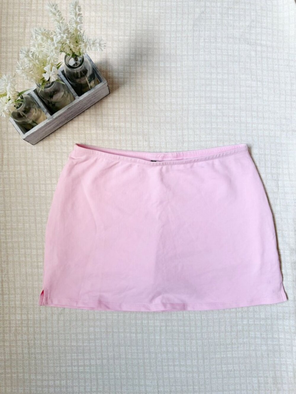 Free Haven Pink Low Rise Mini Skort Built In Shorts Size M